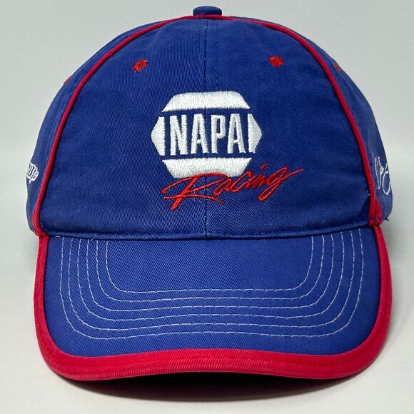 NASCAR NHRA NAPA Racing Hat Cap Blue Motorsports Chase Elliott Ron Capps 6 Panel - Picture 8 of 8